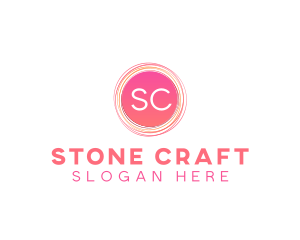 Handdrawn Scribble Craft logo design