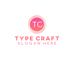 Handdrawn Scribble Craft logo design