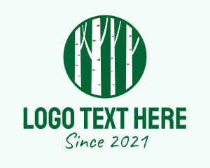 Forest - Outdoor Forest Tree logo design