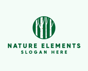 Outdoor Forest Tree  logo design