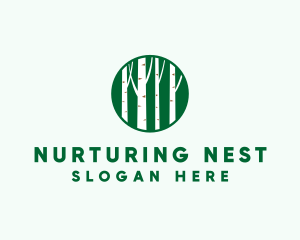 Outdoor Forest Tree  logo design