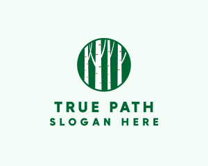 Outdoor Forest Tree  logo design