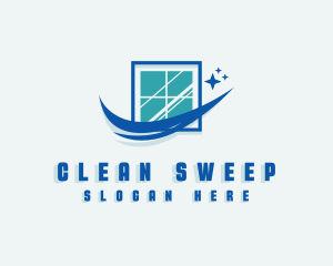 Window Cleaning Maintenance logo design