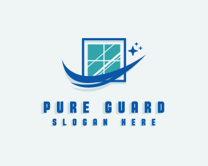 Window Cleaning Maintenance logo design