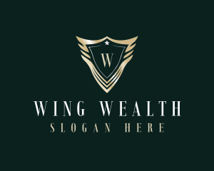 Royal Wing Shield logo design