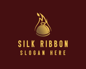 Restaurant Dining Cloche Flame logo design