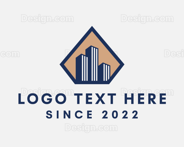 Building Real Estate Contractor Logo