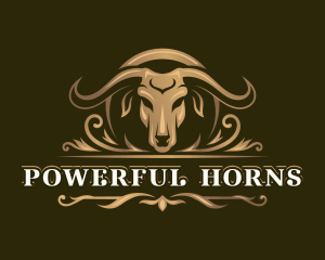 Buffalo Horn Ranch logo design