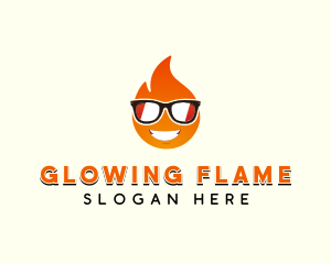 Sunglasses Hot Fire logo