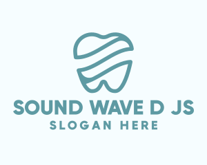 Blue Tooth Waves logo design