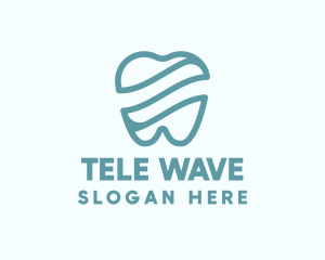 Blue Tooth Waves logo design