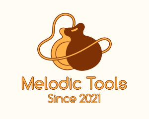 Castanets Musical Instrument logo