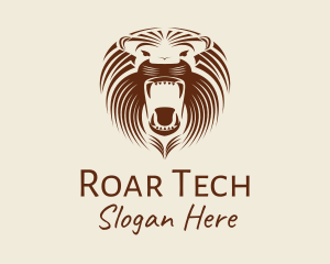 Angry Lion Roar  logo