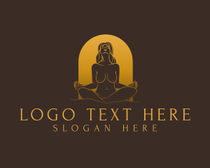 Yoga Nude Woman logo