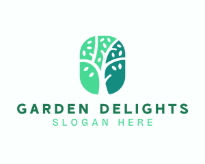 Environmental Tree Plant logo design