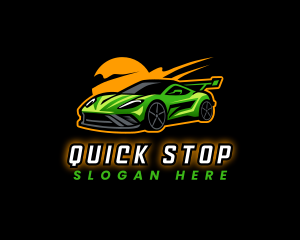 Race Car Automotive logo design