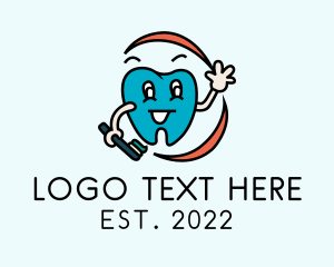 Dental Care Mascot logo