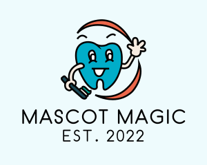 Dental Care Mascot logo