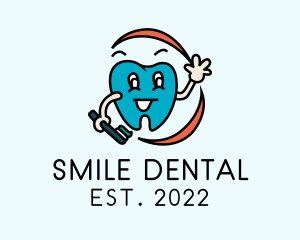 Dental Care Mascot logo design