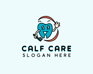 Dental Care Toothbrush logo design