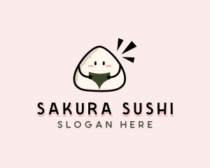 Japanese Onigiri Restaurant logo design