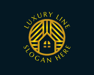 Luxury Real Estate House logo design