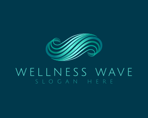 Wellness Wave Salon logo design