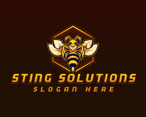 Hornet Bee Gaming logo design