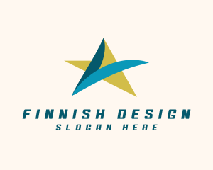 Multimedia Star Design logo design