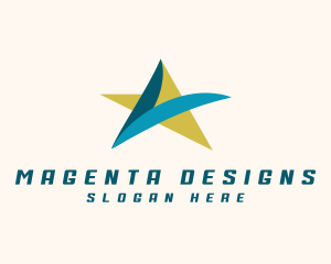 Multimedia Star Design logo design