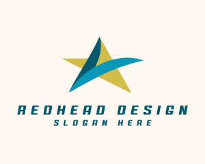 Multimedia Star Design logo design