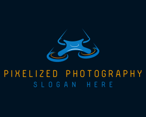 Fast Flying Drone logo design