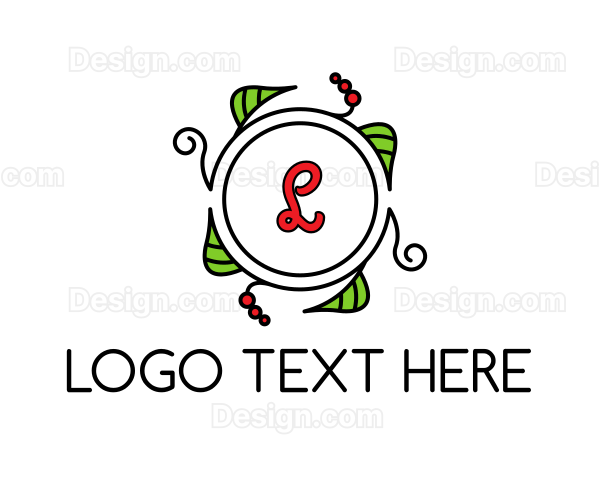 Fresh Wreath Lettermark Logo