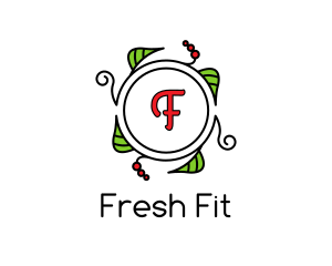 Fresh Wreath Lettermark  logo design