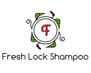 Fresh Wreath Lettermark  logo design