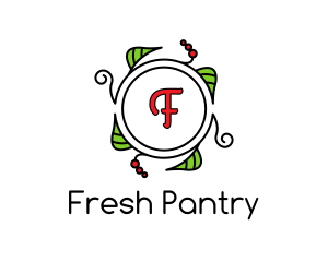 Fresh Wreath Lettermark  logo design