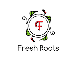 Fresh Wreath Lettermark  logo design