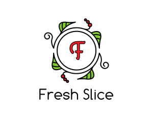 Fresh Wreath Lettermark  logo design