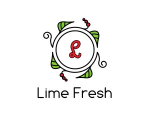 Fresh Wreath Lettermark  logo design