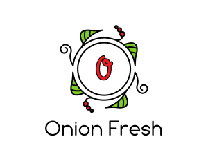 Fresh Wreath Lettermark  logo design