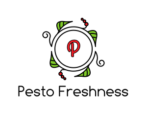 Fresh Wreath Lettermark  logo design