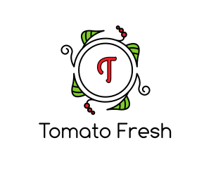 Fresh Wreath Lettermark  logo design