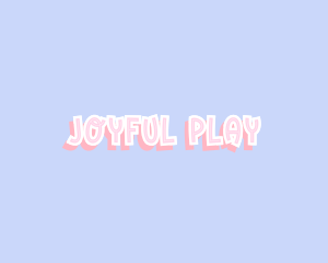 Cute Playful Pastel logo design