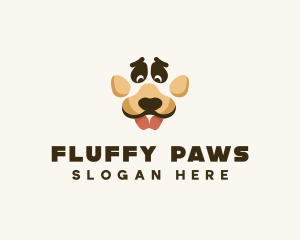 Dog Paw Puppy logo design