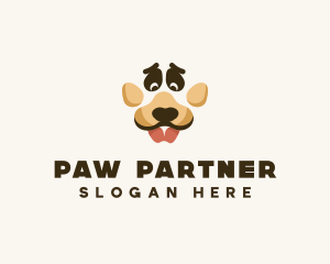 Dog Paw Puppy logo design