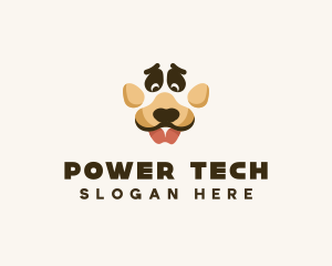 Dog Paw Puppy logo