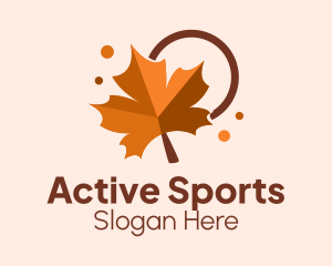 Nature Leaf Autumn  Logo