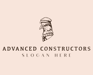 Victorian Bird Portrait Logo