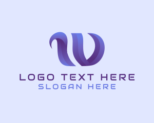 Tech Developer Letter W logo