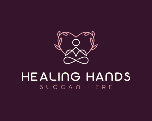 Holistic Yoga Healing logo design